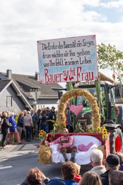 Thanksgiving parade in Muetzenich, Eifel, Germany in 2016