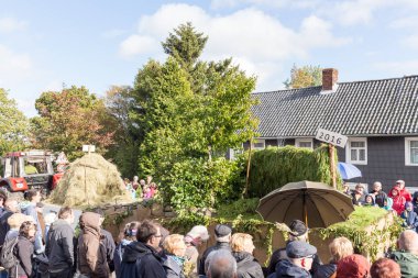 Thanksgiving parade in Muetzenich, Eifel, Germany in 2016