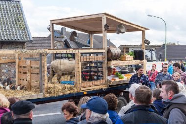 Thanksgiving parade in Muetzenich, Eifel, Germany in 2016