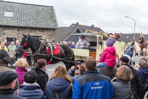 Thanksgiving parade in Muetzenich, Eifel, Germany in 2016
