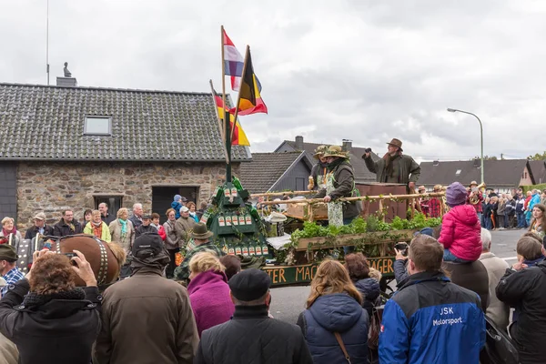 Thanksgiving parade in Muetzenich, Eifel, Germany in 2016