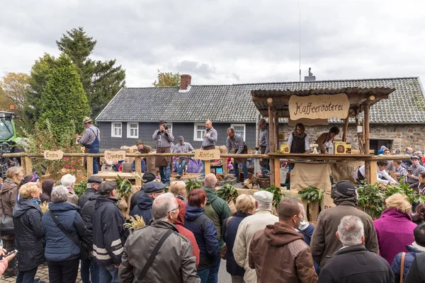 Thanksgiving parade in Muetzenich, Eifel, Germany in 2016