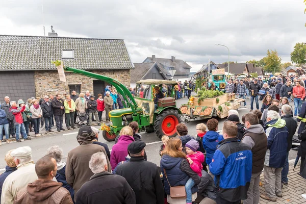 Thanksgiving parade in Muetzenich, Eifel, Germany in 2016