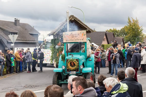 Thanksgiving parade in Muetzenich, Eifel, Germany in 2016
