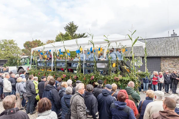 Thanksgiving parade in Muetzenich, Eifel, Germany in 2016