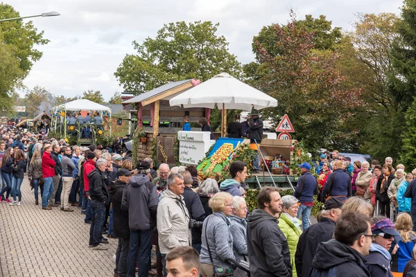 Thanksgiving parade in Muetzenich, Eifel, Germany in 2016