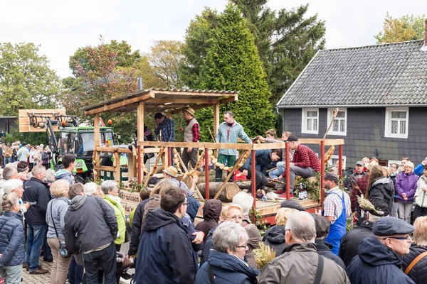 Thanksgiving parade in Muetzenich, Eifel, Germany in 2016