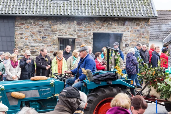 Thanksgiving parade in Muetzenich, Eifel, Germany in 2016