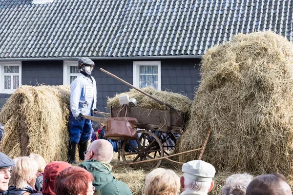 Thanksgiving parade in Muetzenich, Eifel, Germany in 2016