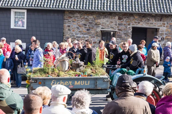 Thanksgiving parade in Muetzenich, Eifel, Germany in 2016