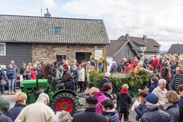Thanksgiving parade in Muetzenich, Eifel, Germany in 2016