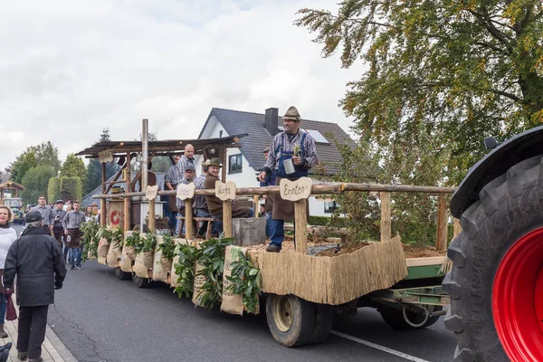 Thanksgiving parade in Muetzenich, Eifel, Germany in 2016
