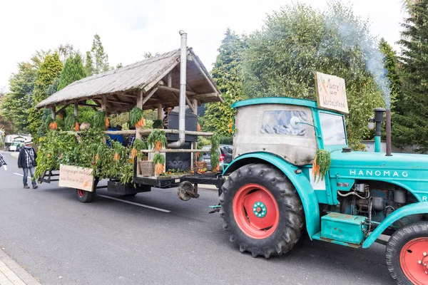 Thanksgiving parade in Muetzenich, Eifel, Germany in 2016
