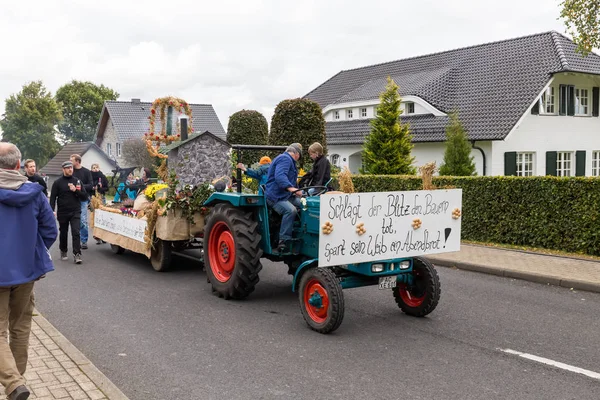 Thanksgiving parade in Muetzenich, Eifel, Germany in 2016