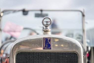 Eski Warden, Bedfordshire, Uk, 6 Ekim 2019. Klasik spor arabalar. Shuttleworth 'da Yarış Günü.