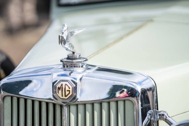 Eski Warden, Bedfordshire, Uk, 6 Ekim 2019. Klasik spor arabalar. Shuttleworth 'da Yarış Günü.