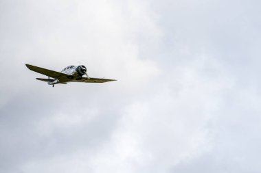 Old WARDEN, Bedfordshir, İngiltere, 6 Ekim 2019. Spartan 7W Yöneticisi NC17633. Shuttleworth 'da Yarış Günü.