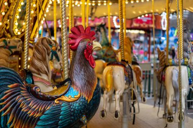 Hyde Park, London, UK 5th January, 2020. A carousel, round about, also known as a merry go round
