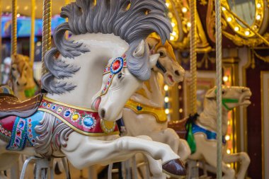 Hyde Park, London, UK 5th January, 2020. A carousel, round about, also known as a merry go round