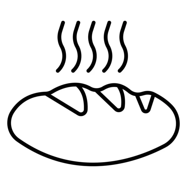 Ícone de pão ilustração vetorial — Fotografia de Stock