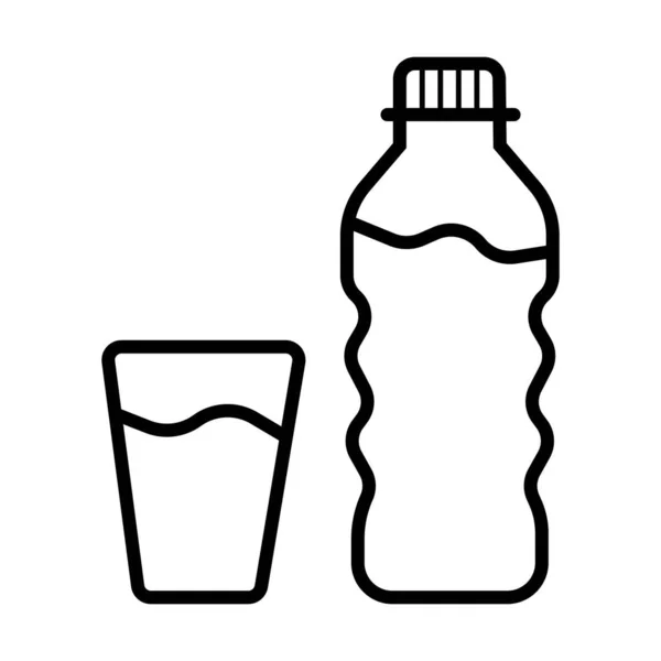 Flasche Symbol Vektor Illustration Foto — Stockfoto