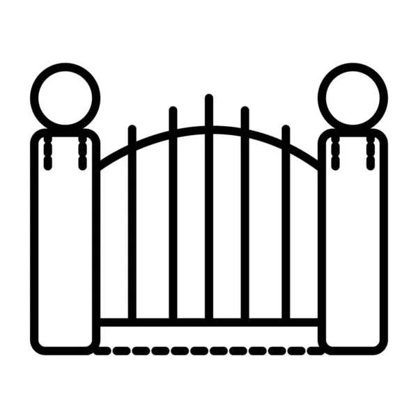 Picket simgesi vektör illüstrasyon fotoğrafı