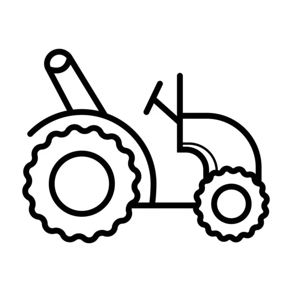 Traktör ikon vektör illüstrasyon fotoğrafı — Stok fotoğraf