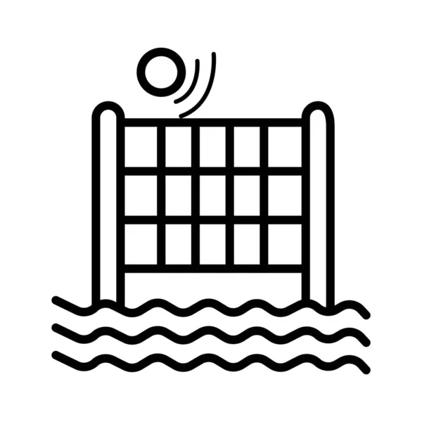 Voleybo Vektor Symbol Illustration Foto — Stockfoto