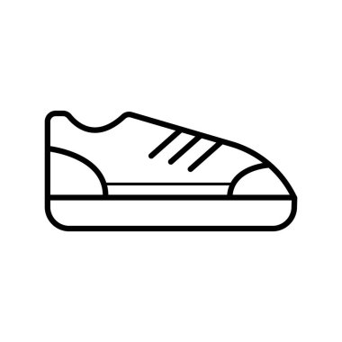 Sneaker asgari vektör simgesi fotoğrafı