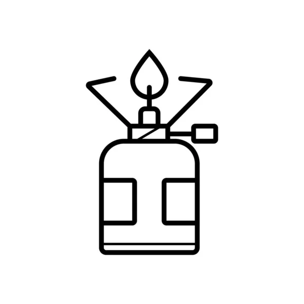 Brennbarer Gastank Symbol Vektor Illustration — Stockfoto