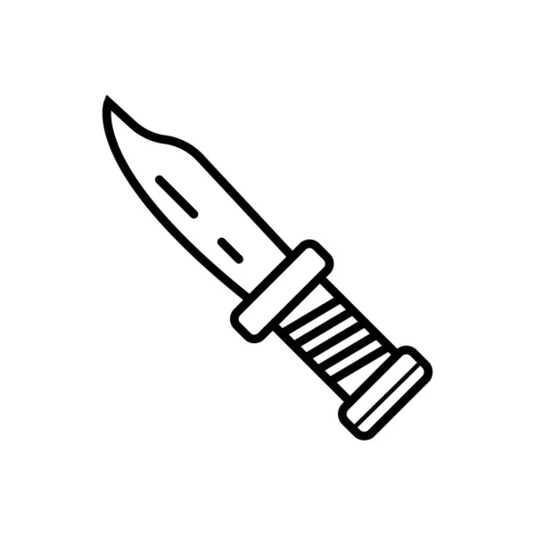 Ikona Noża Wektor Zdjęcie Ilustracja — Zdjęcie stockowe