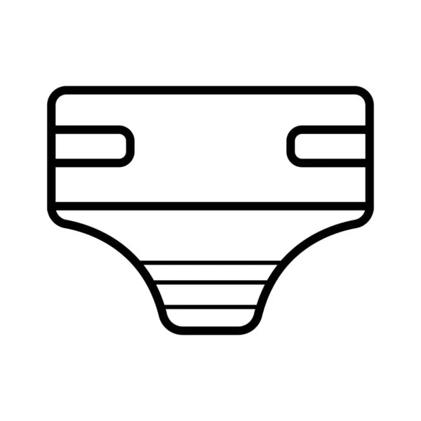 Diaper 아이콘 기저귀는 — 스톡 사진