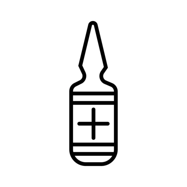 Ampoule图标矢量图解照片 — 图库照片