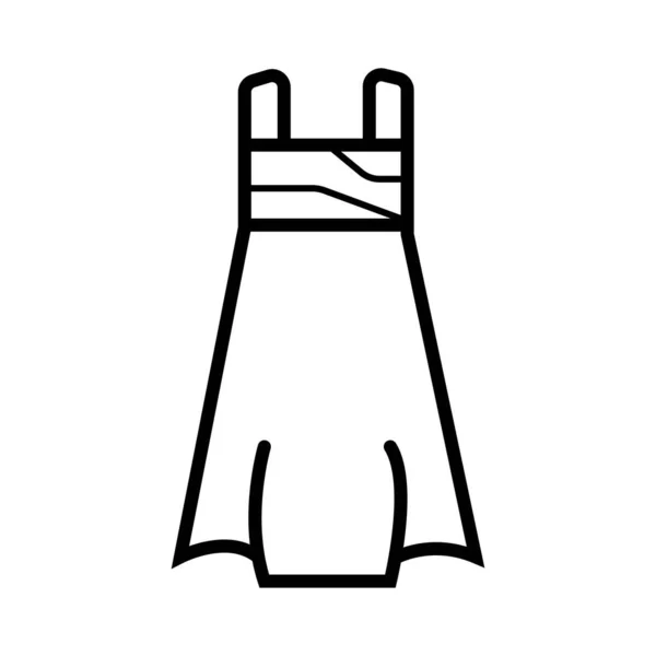 Φόρεμα Εικονογράφηση Εικονίδιο Διάνυσμα — Φωτογραφία Αρχείου