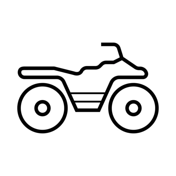 Motocicleta Ícone Vetor Ilustração Foto — Fotografia de Stock