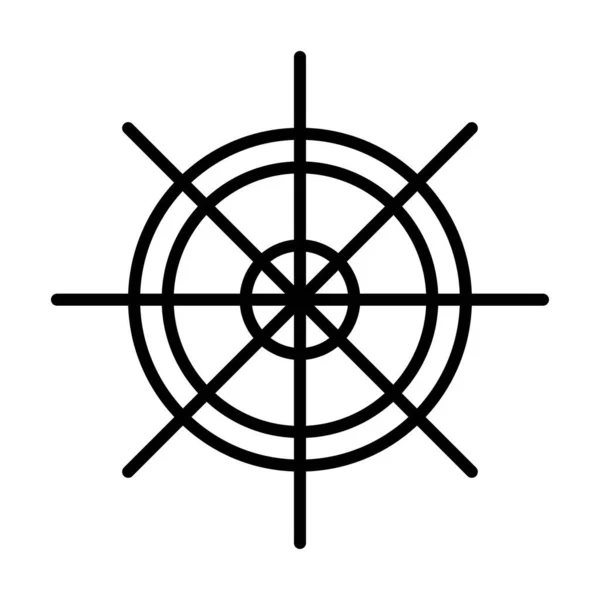Значок Рулевого Колеса — стоковое фото