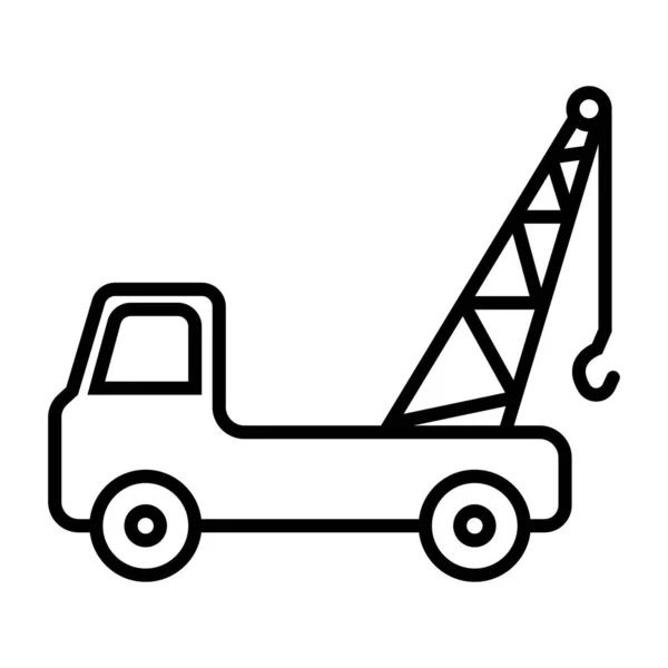 Car Tow Service Hours Truck Solated Icon — Stock Photo, Image