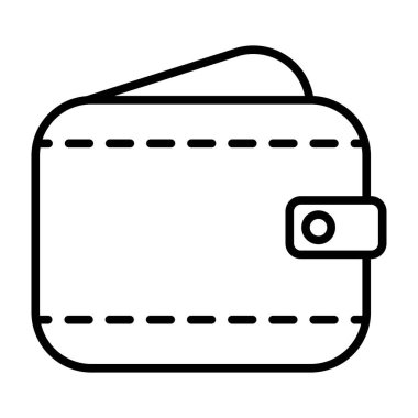 Cüzdan simgesi vektör illüstrasyon fotoğrafı