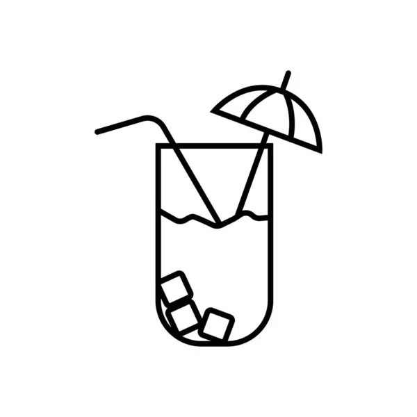 Summer Drink Icon Illustration — Stock Photo, Image