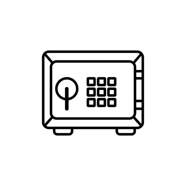 Money Safe Icon Vector Illustration — Stock Photo, Image