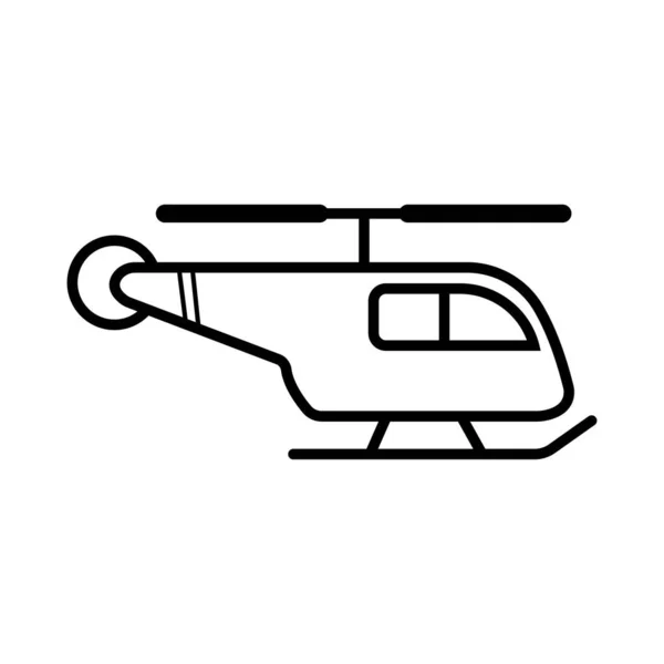 Helicopter Chopper Icon Vector Illustration — Stock Photo, Image