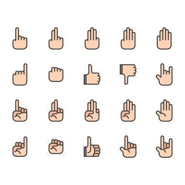 El simgesi ve sembol seti