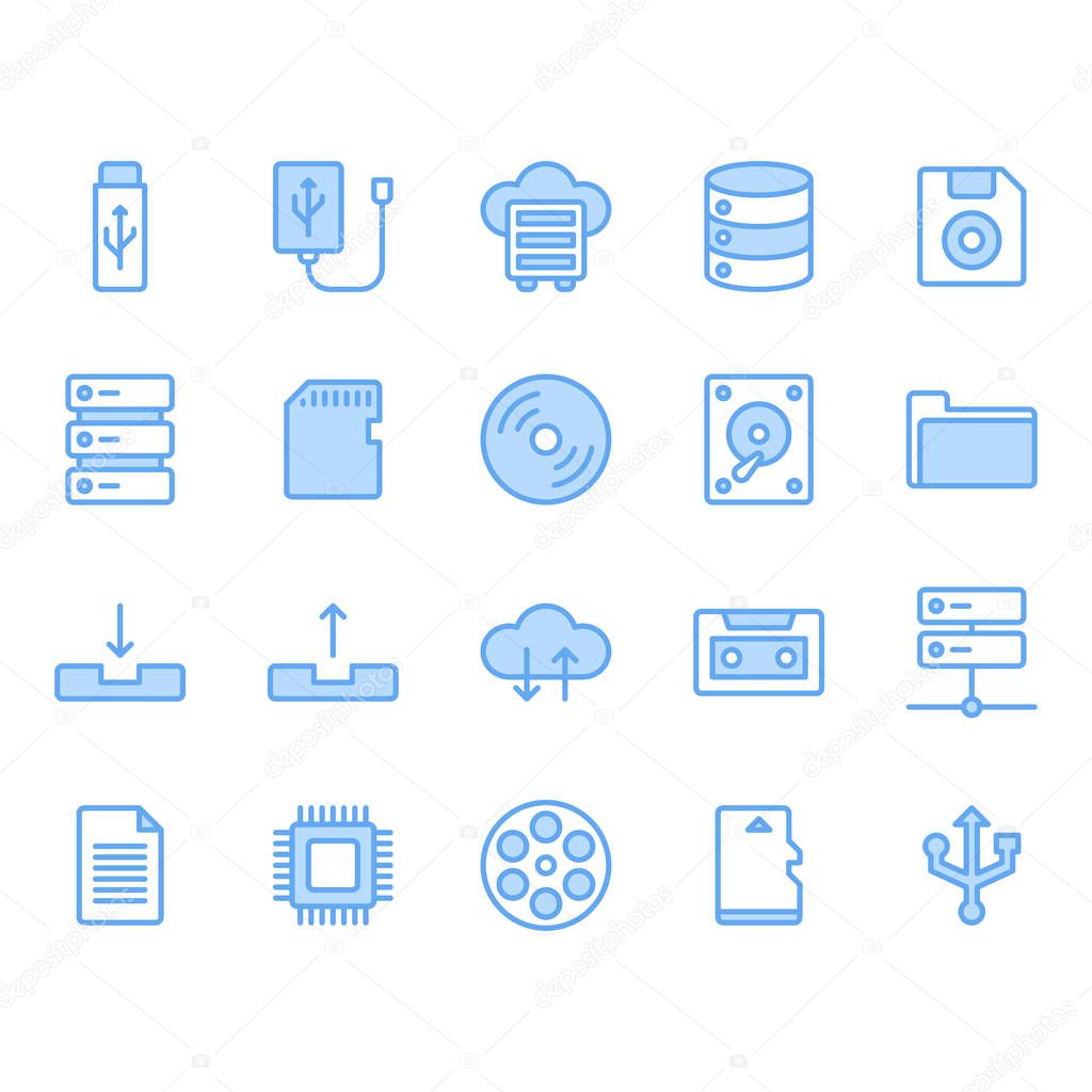 File storage icon and symbol se
