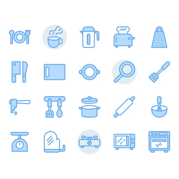Kitchenware icon and symbol set — Stock Vector