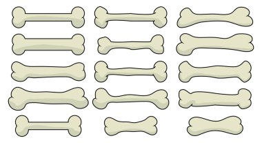 kemik vektör sembolü simge tasarımı. 