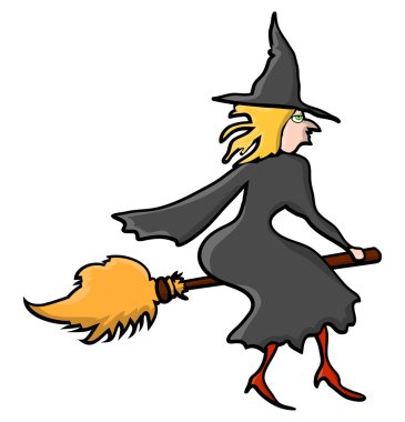 cadılar bayramı ürpertici korkunç cadı vektör sembolü simge tasarımı. 