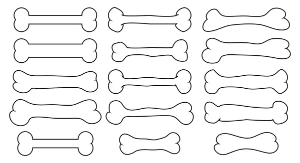 Bone vector symbool pictogram ontwerp. — Stockvector