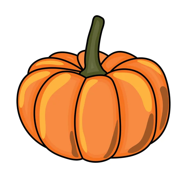 Halloween citrouille vecteur symbole icône design — Image vectorielle