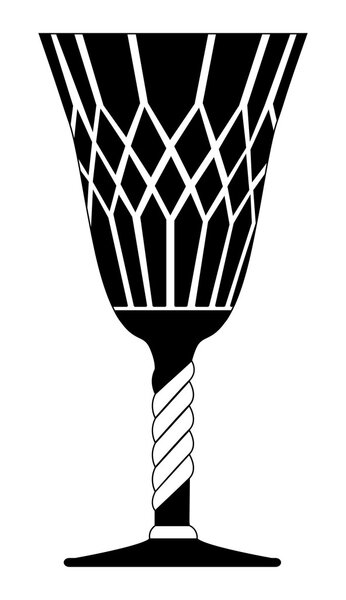 gothic goblet vector symbol icon design. 