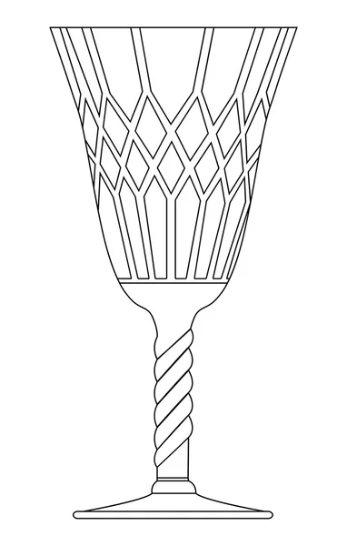 Gotische Goblet vector symbool pictogram ontwerp. — Stockvector